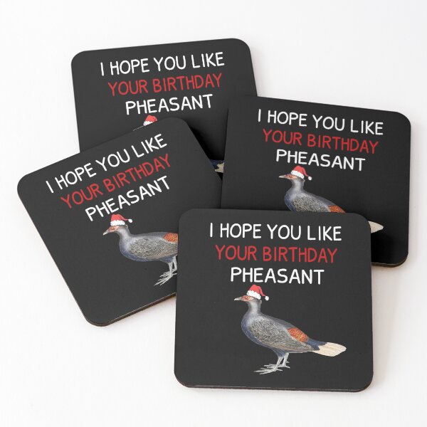 Item preview, Pheasant birthday card - fun birthday card - birthday card - pheasant - funny birthday designed and sold by Ikgha.