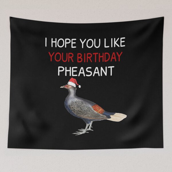 Item preview, Pheasant birthday card - fun birthday card - birthday card - pheasant - funny birthday designed and sold by Ikgha.