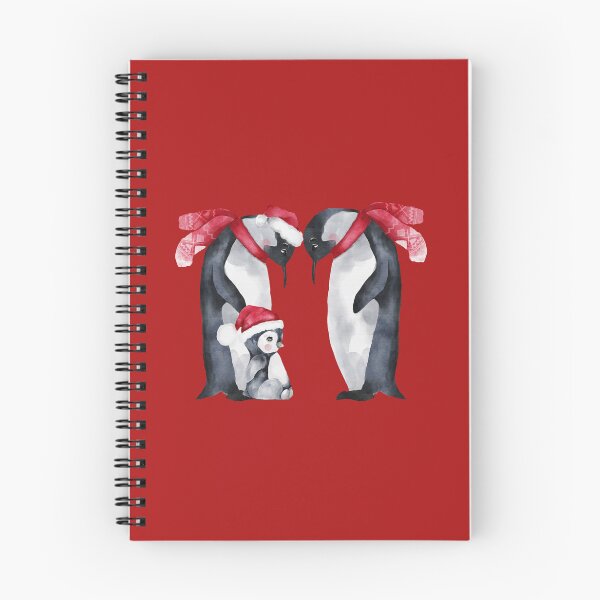 Item preview, Watercolor Christmas Penguin Parents and Baby designed and sold by PBJArt.