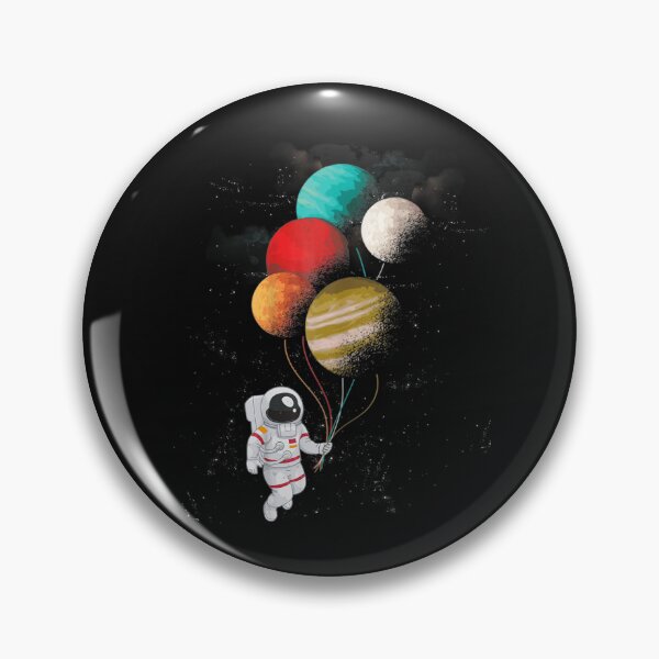 Item preview,  Astronaut Holding Planet Balloons - Astronaut holding planet balloons solar system space designed and sold by NabShirts ⭐⭐⭐⭐⭐.