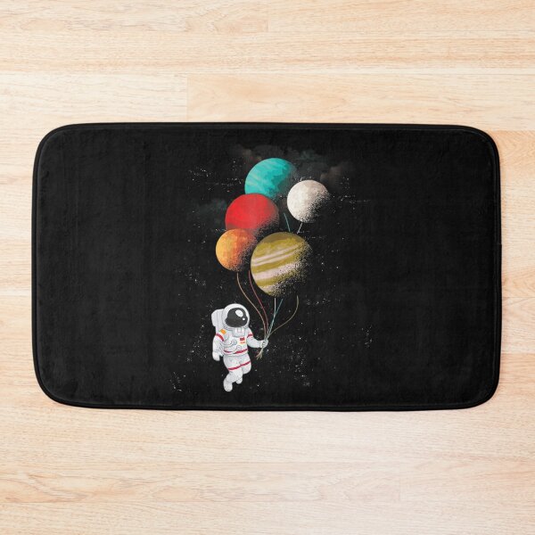 Item preview,  Astronaut Holding Planet Balloons - Astronaut holding planet balloons solar system space designed and sold by NabShirts ⭐⭐⭐⭐⭐.