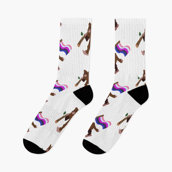 Item preview, Bigfoot Pride - Genderfluid designed and sold by Purple-Capybara.