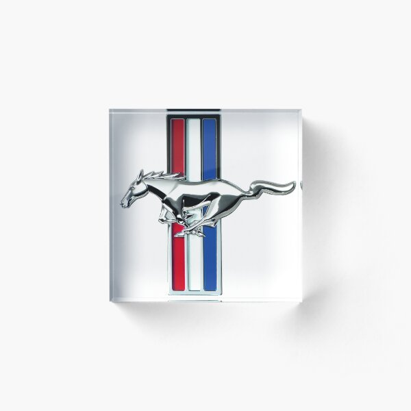MUSTANG BADGE Acrylic Block