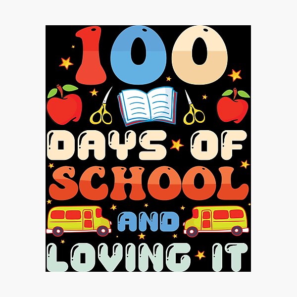 Item preview, 100 Days of School and Loving it designed and sold by TADYSHOP.