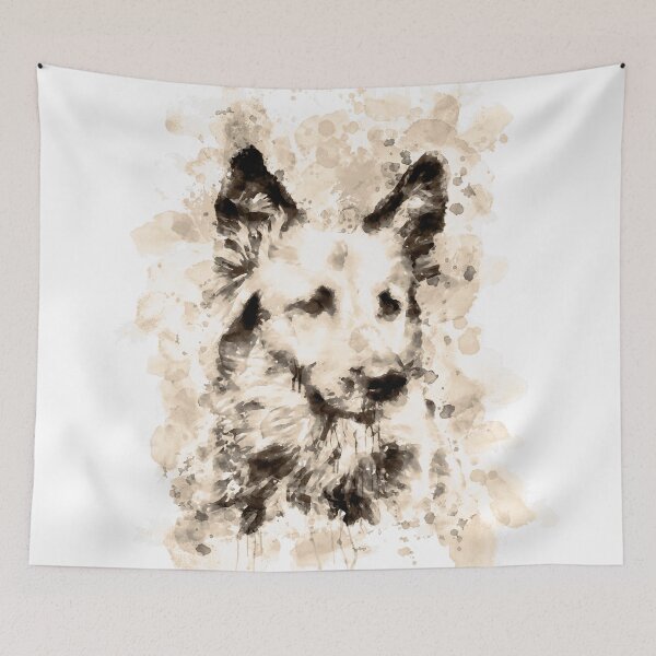 Item preview, Brown Ink portrait of the German Shepherd dog designed and sold by Ryan  Rad.