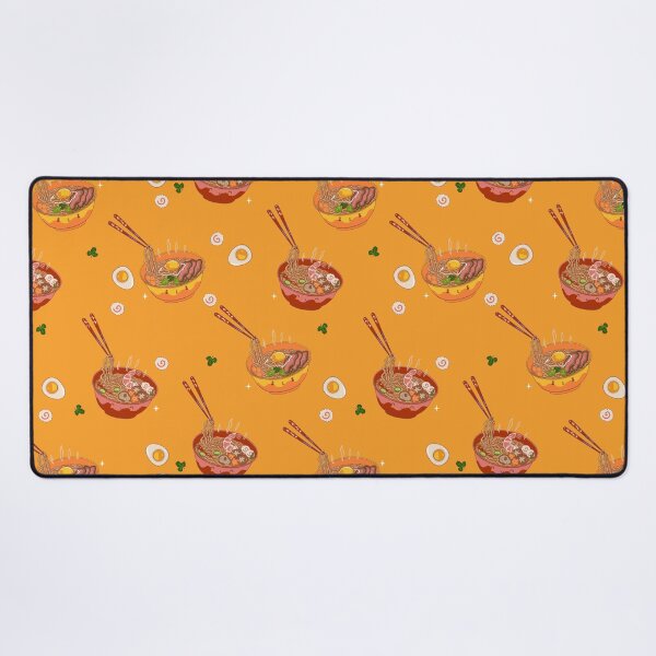 Item preview, pattern with kawaii ramen noodles designed and sold by burbura.