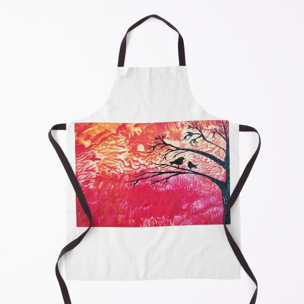 Item preview, Birds in a tree with firey sunset designed and sold by JodieWeaver.