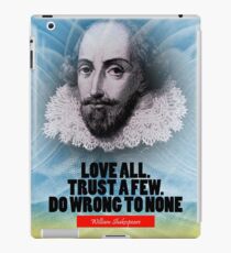Vinilo o funda para iPad Cita de la inspiración de William Shakespeare