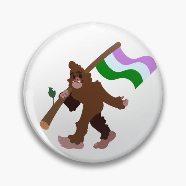 Item preview, Bigfoot Pride - Genderqueer designed and sold by Purple-Capybara.