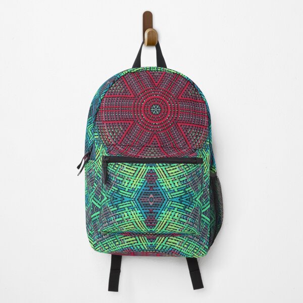 Item preview, Weave Mandala Blue Green and Red designed and sold by WormholeOrbital.