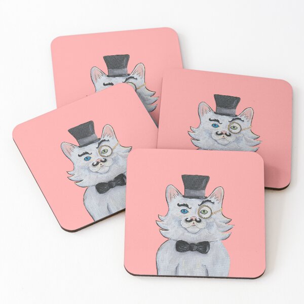 Item preview, Fancy Gentleman Cat with Monocle  designed and sold by DaughertyDraws.