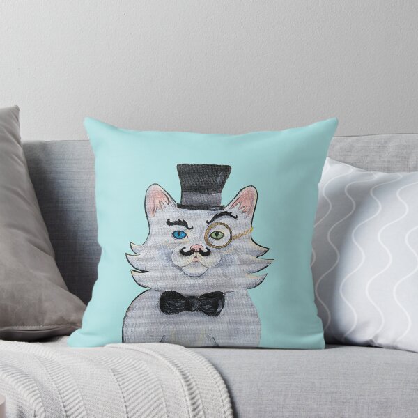 Artikelvorschau, Ausgefallene Gentleman-Katze mit Monokel entworfen und verkauft von DaughertyDraws.
