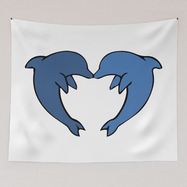 Item preview, Blue dolphins designed and sold by Right-Fit27.