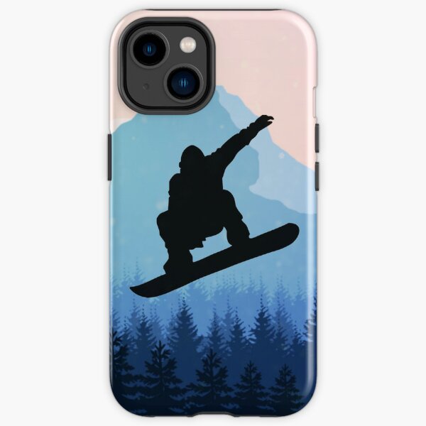 Snowboard skyline  iPhone Tough Case