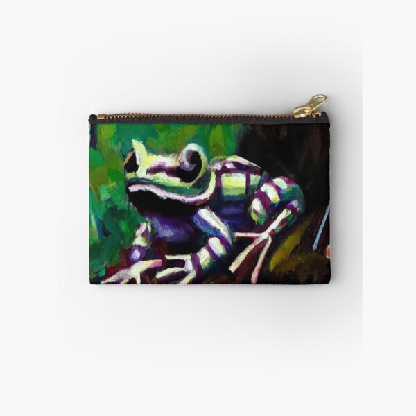 Item preview, Frog in the Forest Oil Painting designed and sold by Pixelish.