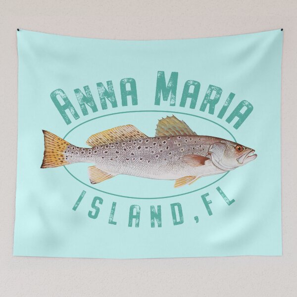 Item preview, Anna Maria Island Florida Sea Trout Design designed and sold by Futurebeachbum.