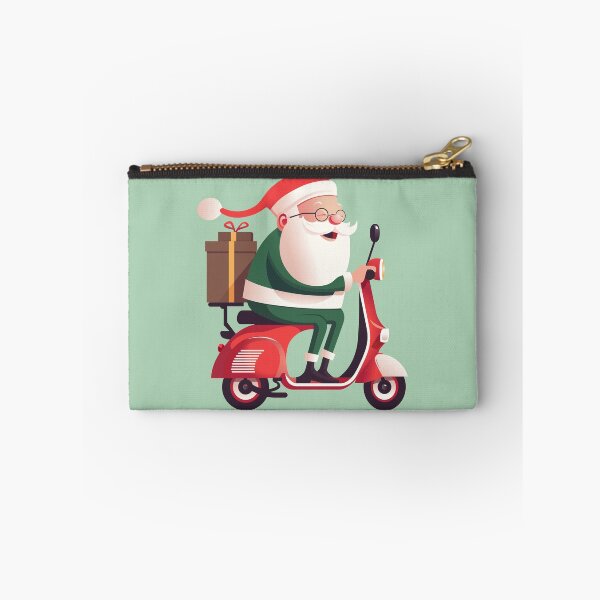 Item preview, Happy Santa Claus delivery gifts with Motorcycle designed and sold by jordygraph.