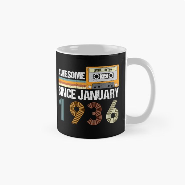 Item preview, Awesome Since January 1936 | 87th Birthday Gifts | 87 Years Old Gifts designed and sold by AMINE  ★★★★★.