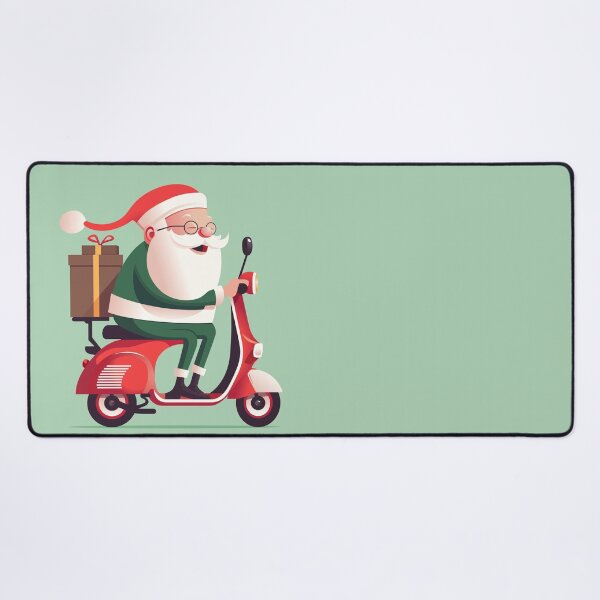 Item preview, Happy Santa Claus delivery gifts with Motorcycle designed and sold by jordygraph.