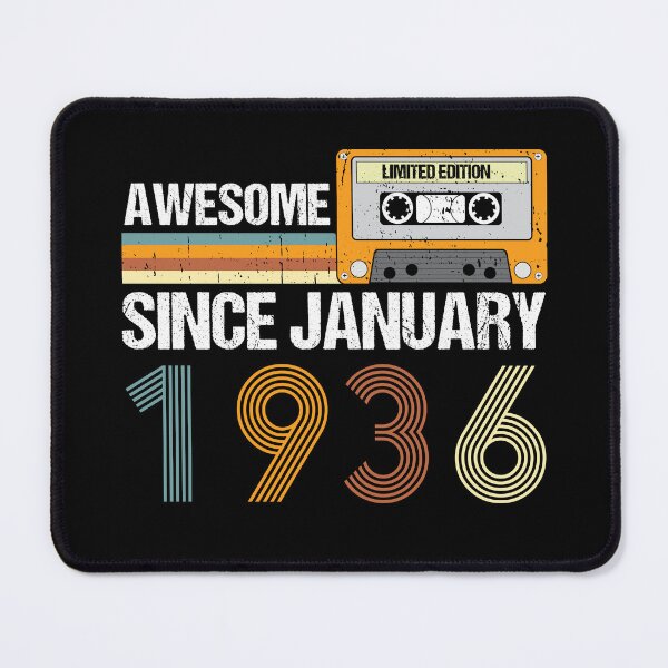 Item preview, Awesome Since January 1936 | 87th Birthday Gifts | 87 Years Old Gifts designed and sold by AMINE ★★★★★.
