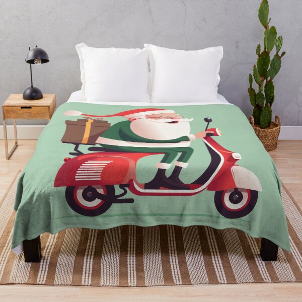 Item preview, Happy Santa Claus delivery gifts with Motorcycle designed and sold by jordygraph.