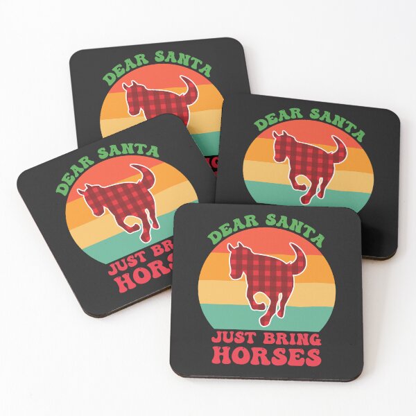 Item preview, Dear Santa Just Bring Horses |  A horse for Christmas designed and sold by THROUGH-LIFE.