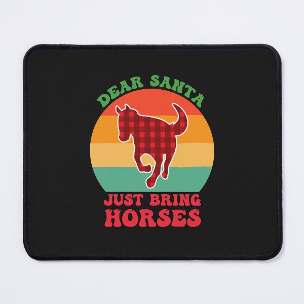 Item preview, Dear Santa Just Bring Horses | A horse for Christmas designed and sold by THROUGH-LIFE.
