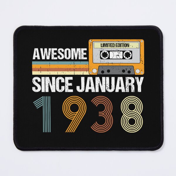 Item preview, Awesome Since January 1938 | 85th Birthday Gifts | 85 Years Old Gifts designed and sold by AMINE  ★★★★★.