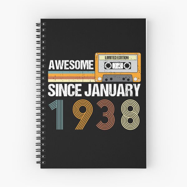 Item preview, Awesome Since January 1938 | 85th Birthday Gifts | 85 Years Old Gifts designed and sold by AMINE  ★★★★★.
