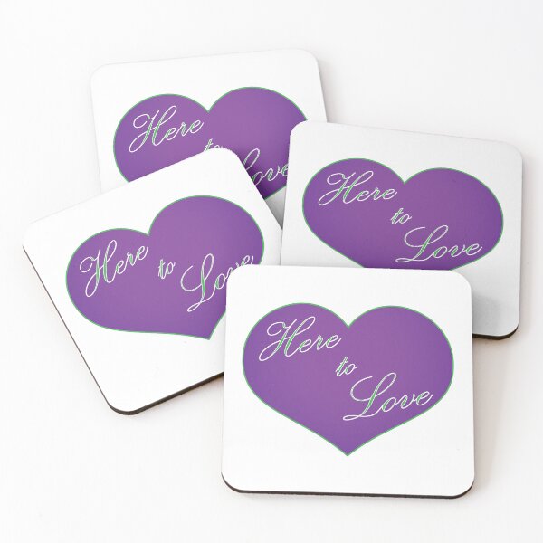 Item preview, Here to Love - positive affirmations designed and sold by ShaneCRob.