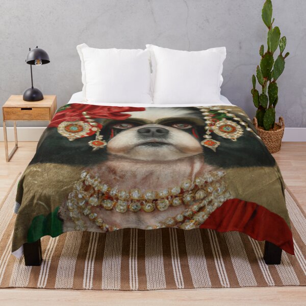 Item preview, Love, Crazy, Puppy, Dog, Funny Royal Christmas, Pet Portrait, Royal Doggie Paintings, Renaissance Pet King Portrait, Classic Pet Portrait, Print, Animal Wall Art designed and sold by RadRococo.