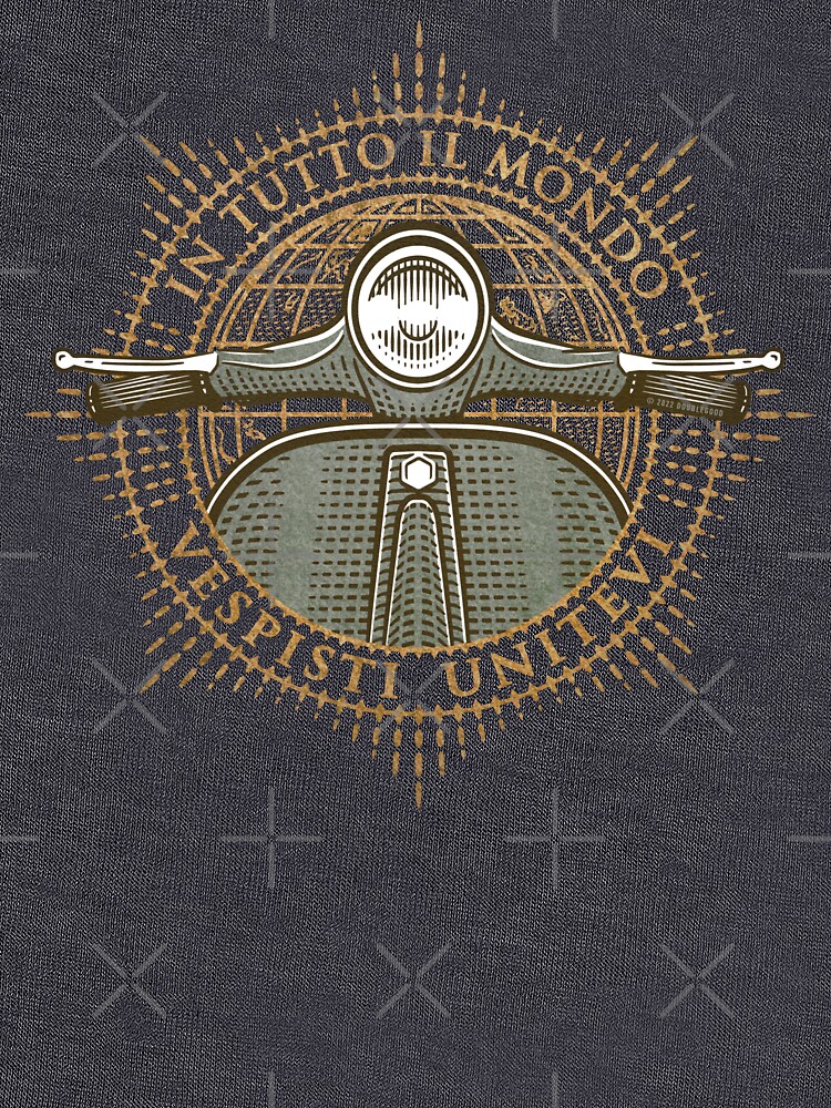 Thumbnail 7 of 7, Classic T-Shirt, Vespisti Unitevi [gold version]  designed and sold by DoubleGood.