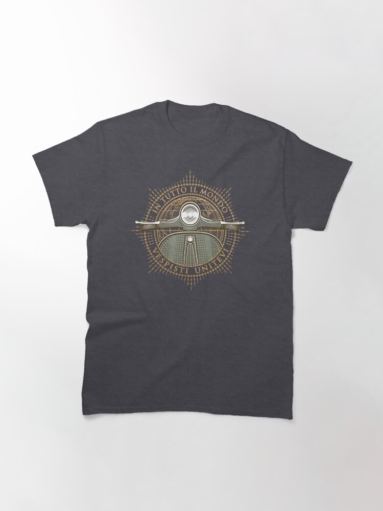 Thumbnail 2 of 7, Classic T-Shirt, Vespisti Unitevi [gold version]  designed and sold by DoubleGood.