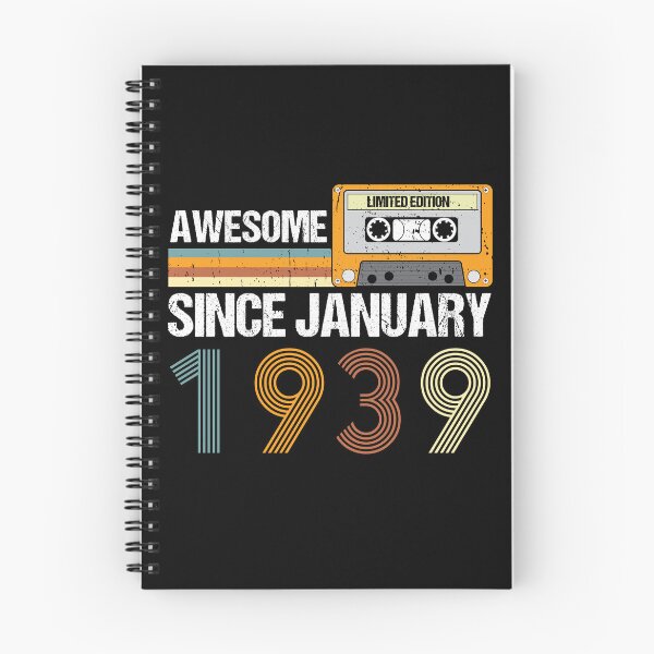 Item preview, Awesome Since January 1939 | 84th Birthday Gifts | 84 Years Old Gifts designed and sold by AMINE  ★★★★★.