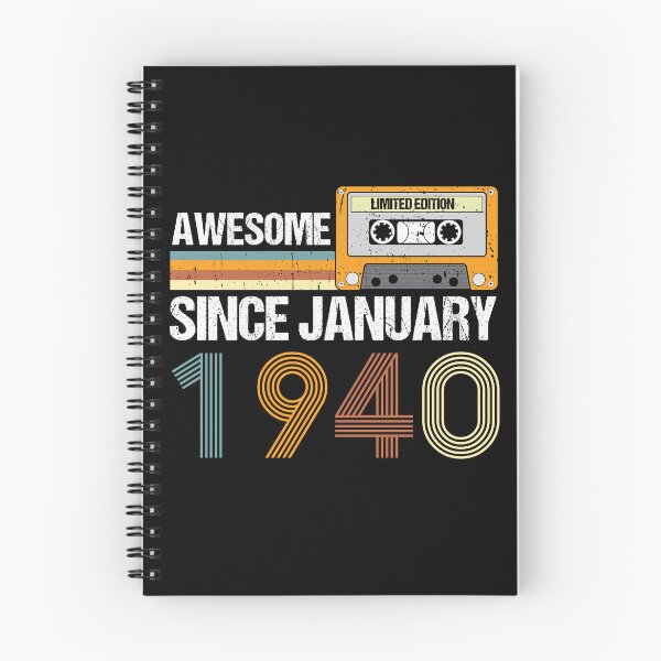 Item preview, Awesome Since January 1940 | 83th Birthday Gifts | 83 Years Old Gifts designed and sold by AMINE  ★★★★★.