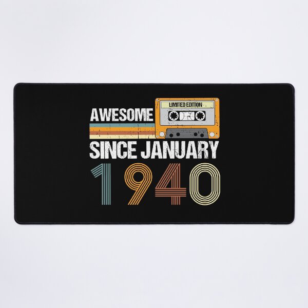 Item preview, Awesome Since January 1940 | 83th Birthday Gifts | 83 Years Old Gifts designed and sold by AMINE  ★★★★★.