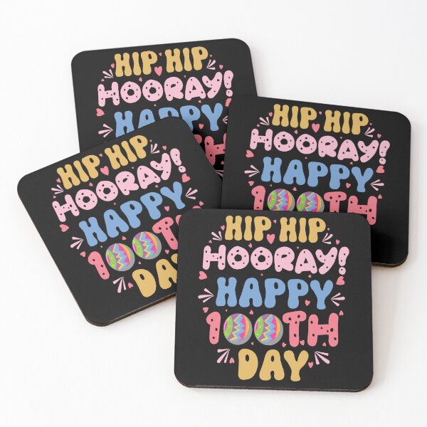 Item preview, Hip Hip Hooray! Happy 100TH Day designed and sold by TADYSHOP.