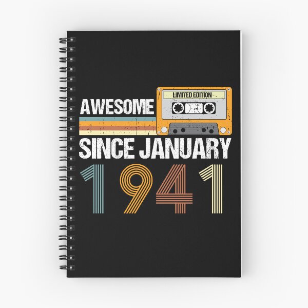 Item preview, Awesome Since January 1941 | 82th Birthday Gifts | 82 Years Old Gifts designed and sold by AMINE  ★★★★★.