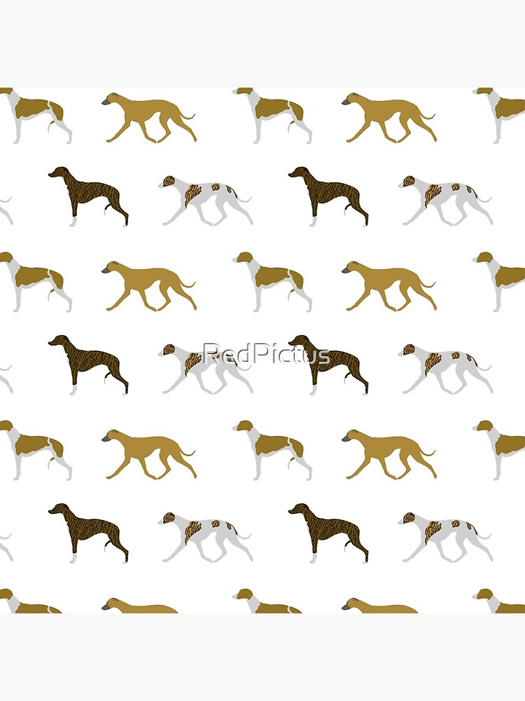 Whippets Many Colours Tote Bag By Redpictus Redbubble