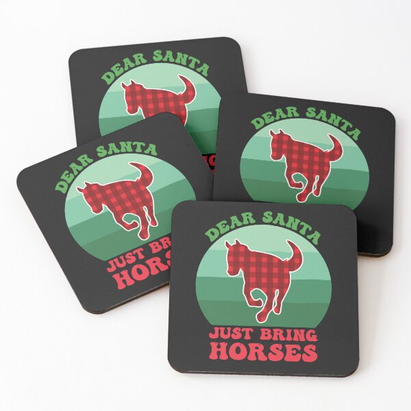 Item preview, Dear Santa Just Bring Horses |  A horse for Christmas designed and sold by THROUGH-LIFE.