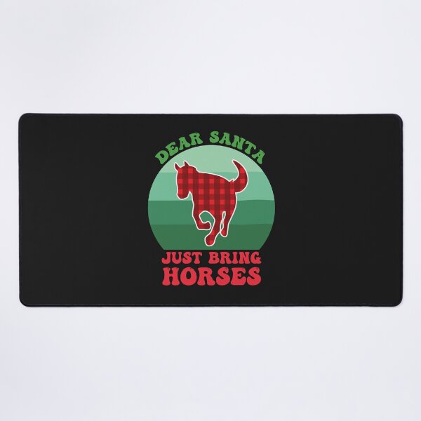 Item preview, Dear Santa Just Bring Horses | A horse for Christmas designed and sold by THROUGH-LIFE.