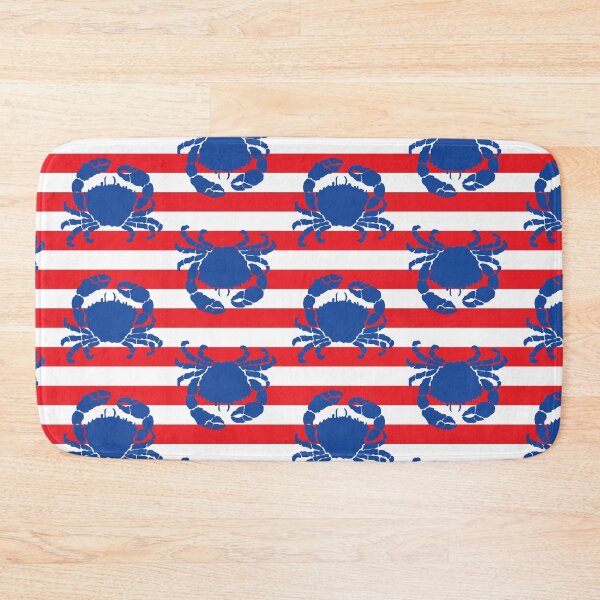 Item preview, Crab Fest Stripe Red designed and sold by creativebeeshop.