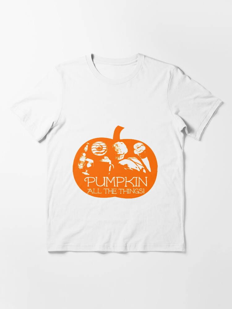Alternate view of Autumn - Pumpkin all the things! Light bg version Fall Essential T-Shirt