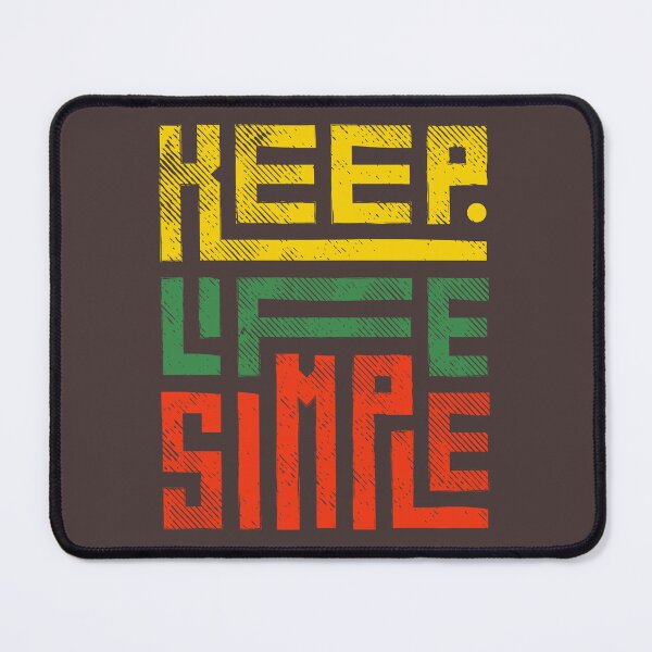 Item preview, Keep Life Simple Retro Art designed and sold by DJava-ArtO.
