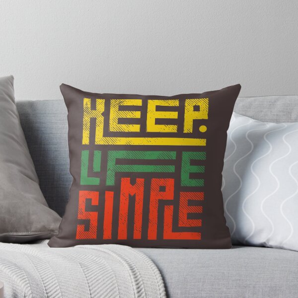 Item preview, Keep Life Simple Retro Art designed and sold by DJava-ArtO.