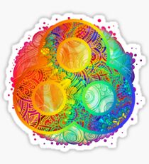technicolor bonnaroo Sticker
