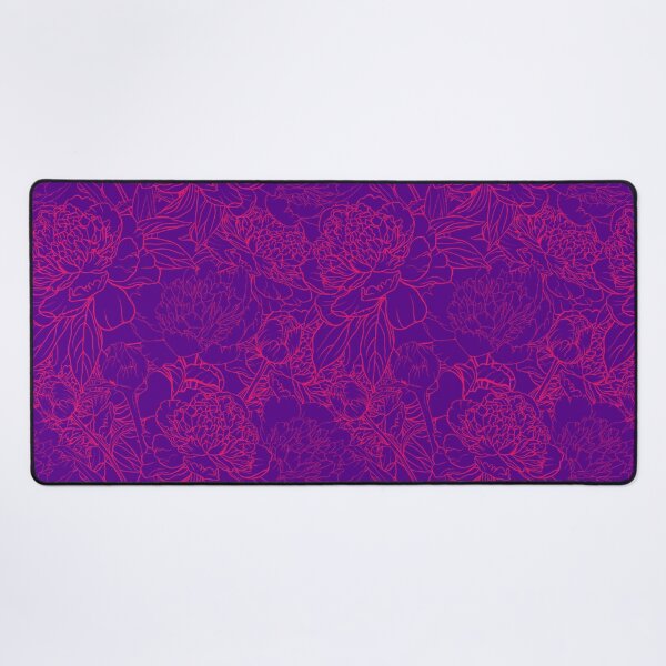 Aperçu de l'œuvre Motif de fleurs rose fluo créée et vendue par Stormpaint.