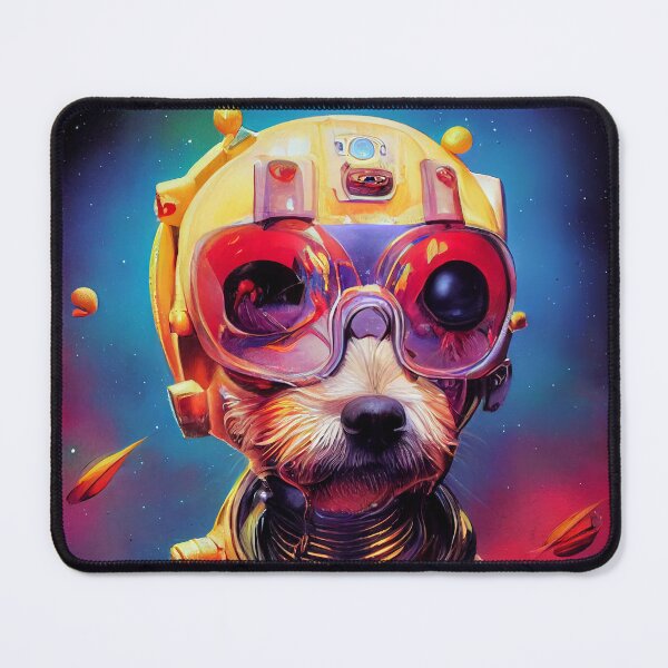 Item preview, Astronaut Maltese Puppy Nr. 3 designed and sold by thesupremewiz.