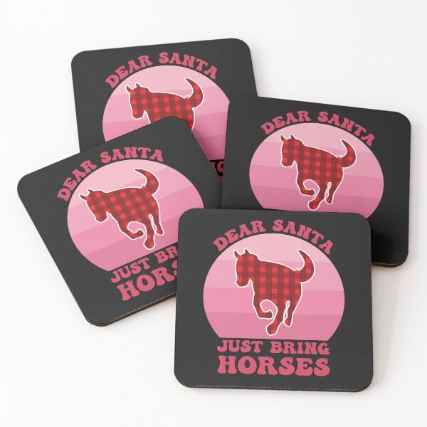 Item preview, Dear Santa Just Bring Horses |  A horse for Christmas designed and sold by THROUGH-LIFE.