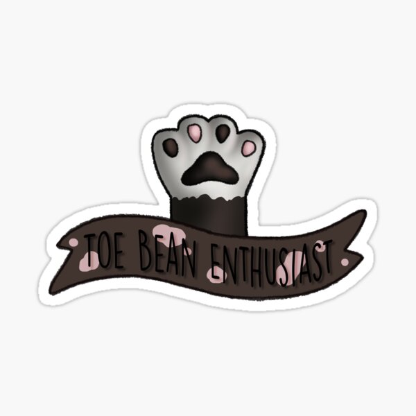 Item preview, Toe Bean Enthusiast Black and White With Mixed Beans designed and sold by Zephyr-Studio.